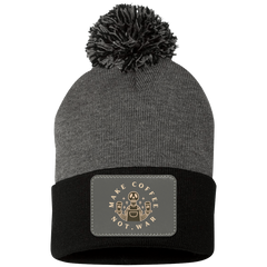 ID#B4 ** MAKE COFFEE KNIT CAP