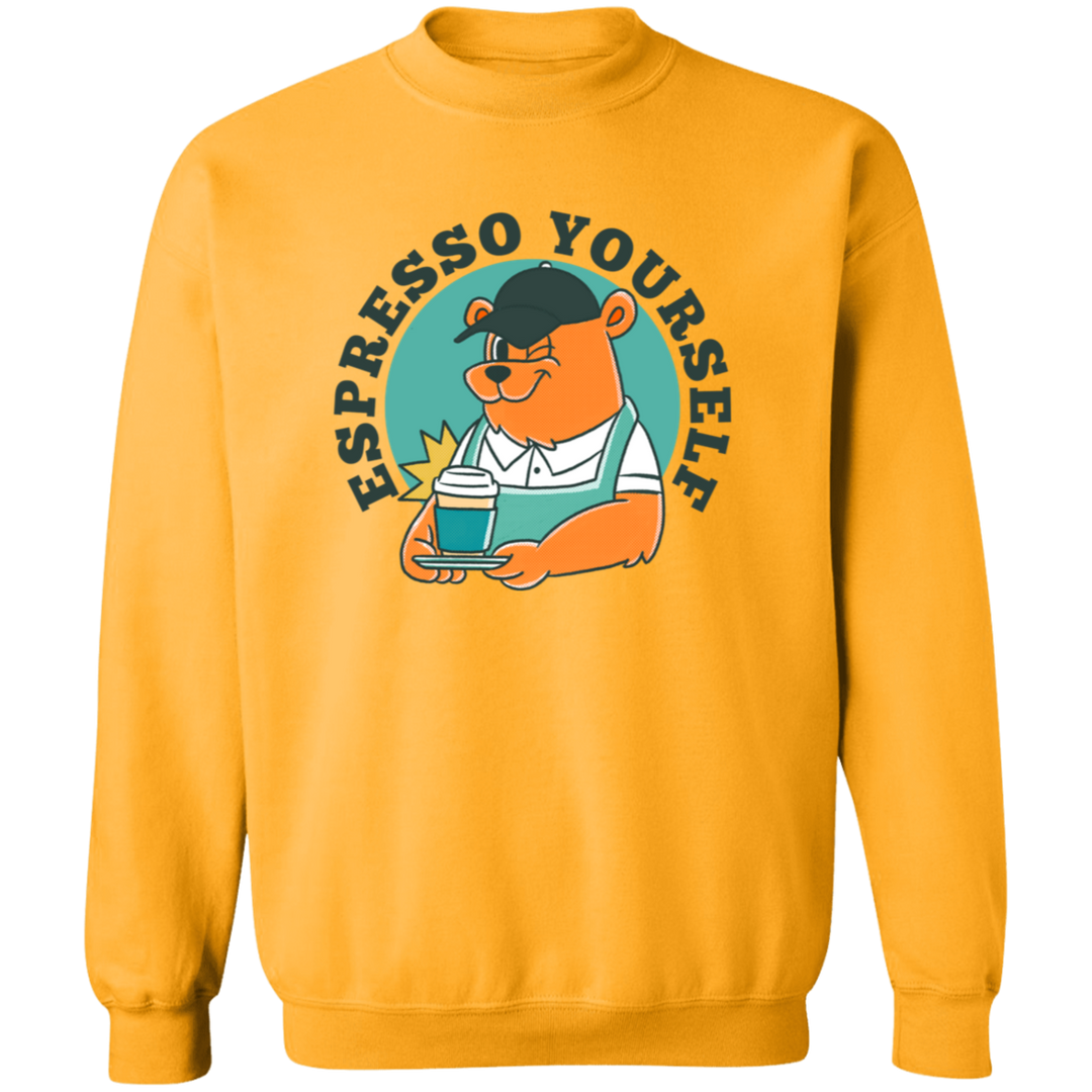 ID#L3M ** ESPRESSO YOURSELF CREWNECK