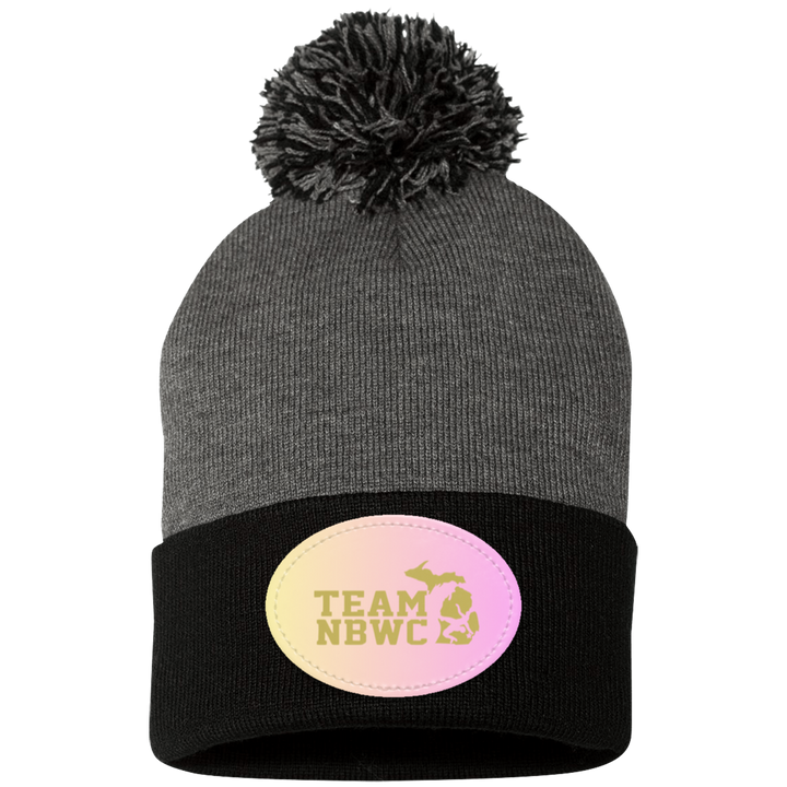 z(hh) NBWC Pom Pom Knit Cap - Patch