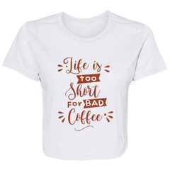 ID#F1W ** LIFE WOMENS CROPPED T-SHIRT