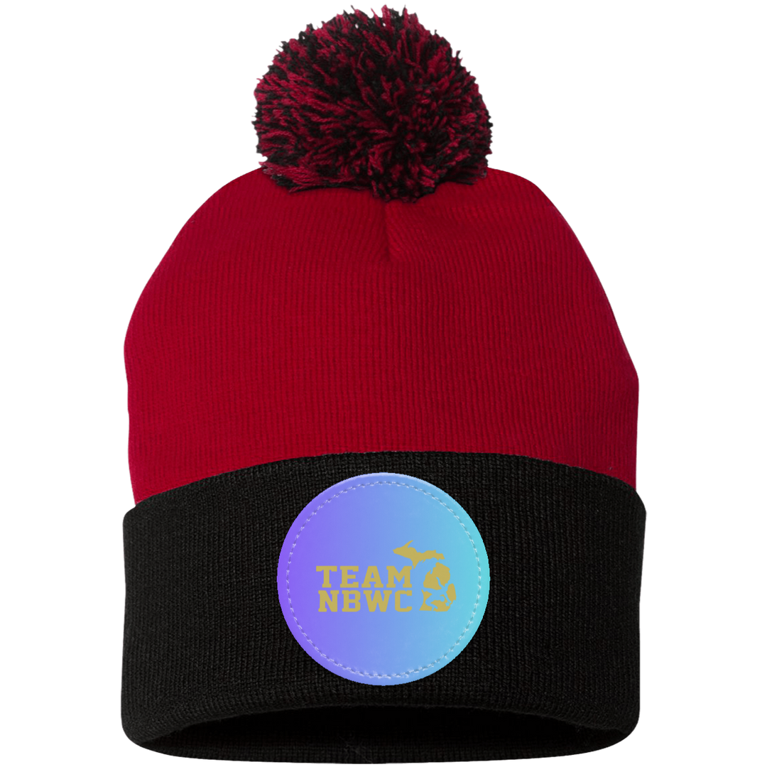 z(hh) NBWC Pom Pom Knit Cap - Patch