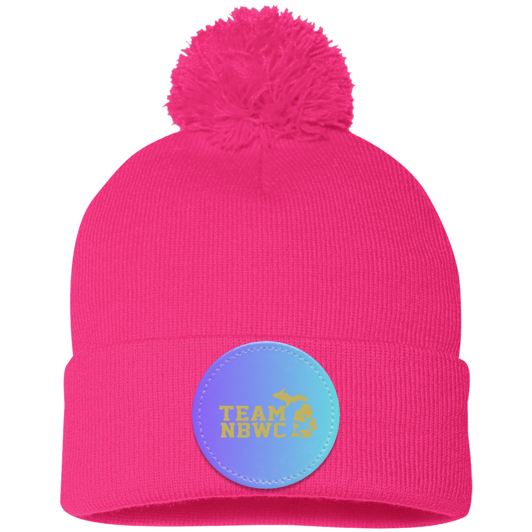 z(hh) NBWC Pom Pom Knit Cap - Patch