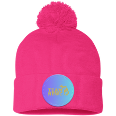 z(hh) NBWC Pom Pom Knit Cap - Patch