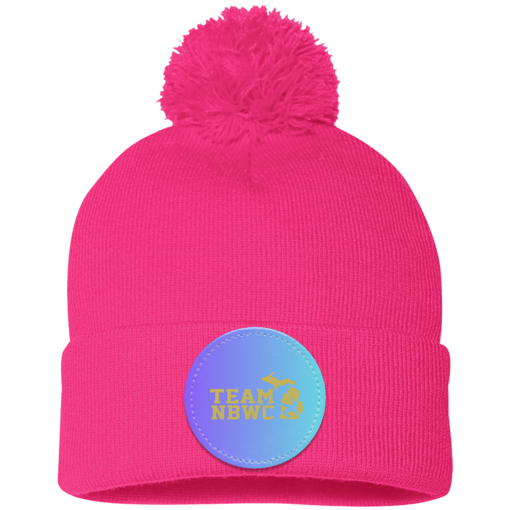 z(hh) NBWC Pom Pom Knit Cap - Patch