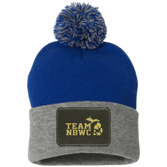 z(hh) NBWC Pom Pom Knit Cap - Patch