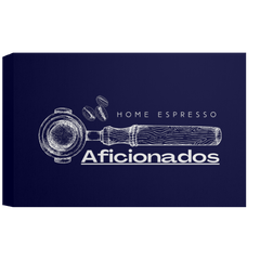 ID#A5Z ** HOME ESPRESSO AFICIONADOS CANVAS 1.5in FRAME