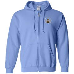ID#B2M ** MAKE COFFEE HOODED FULL ZIP