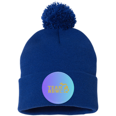 z(hh) NBWC Pom Pom Knit Cap - Patch