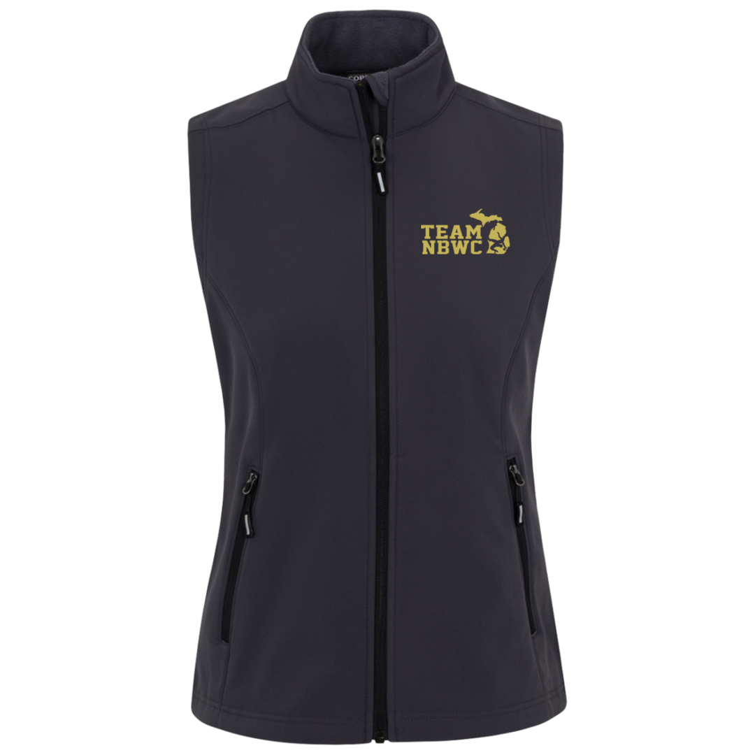 z(eew) NBWC Womens Cruise Two-Layer Fleece Bonded Soft Shell Vest