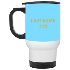 z(jj) CLOSEOUT - XP8400W White Travel Mug