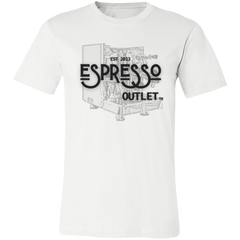 Espresso Outlet and Turin Gallatin - Unisex Jersey Short-Sleeve T-Shirt