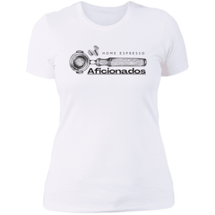 ID#A1W ** LADIES HOME ESPRESSO AFICIONADOS T-SHIRT