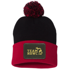 z(hh) NBWC Pom Pom Knit Cap - Patch
