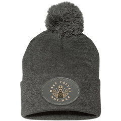 ID#B4 ** MAKE COFFEE KNIT CAP