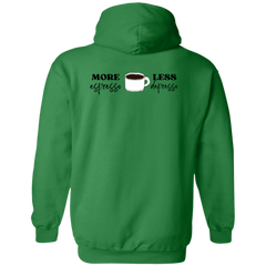 ID#C2M ** MORE ESPRESSO FULL ZIP HOODIE