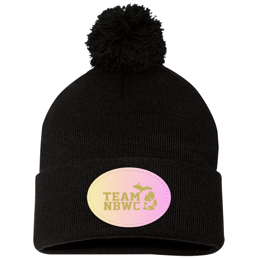 z(hh) NBWC Pom Pom Knit Cap - Patch