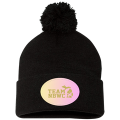 z(hh) NBWC Pom Pom Knit Cap - Patch