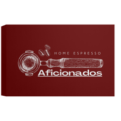 ID#A5Z ** HOME ESPRESSO AFICIONADOS CANVAS 1.5in FRAME