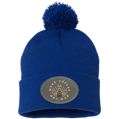 ID#B4 ** MAKE COFFEE KNIT CAP