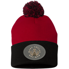 ID#B4 ** MAKE COFFEE KNIT CAP