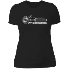 ID#A1W ** LADIES HOME ESPRESSO AFICIONADOS T-SHIRT