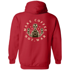 ID#B2M ** MAKE COFFEE HOODED FULL ZIP
