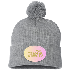 z(hh) NBWC Pom Pom Knit Cap - Patch