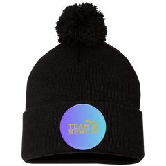 z(hh) NBWC Pom Pom Knit Cap - Patch