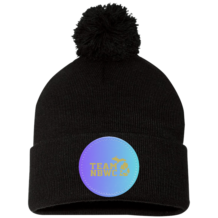 z(hh) NBWC Pom Pom Knit Cap - Patch