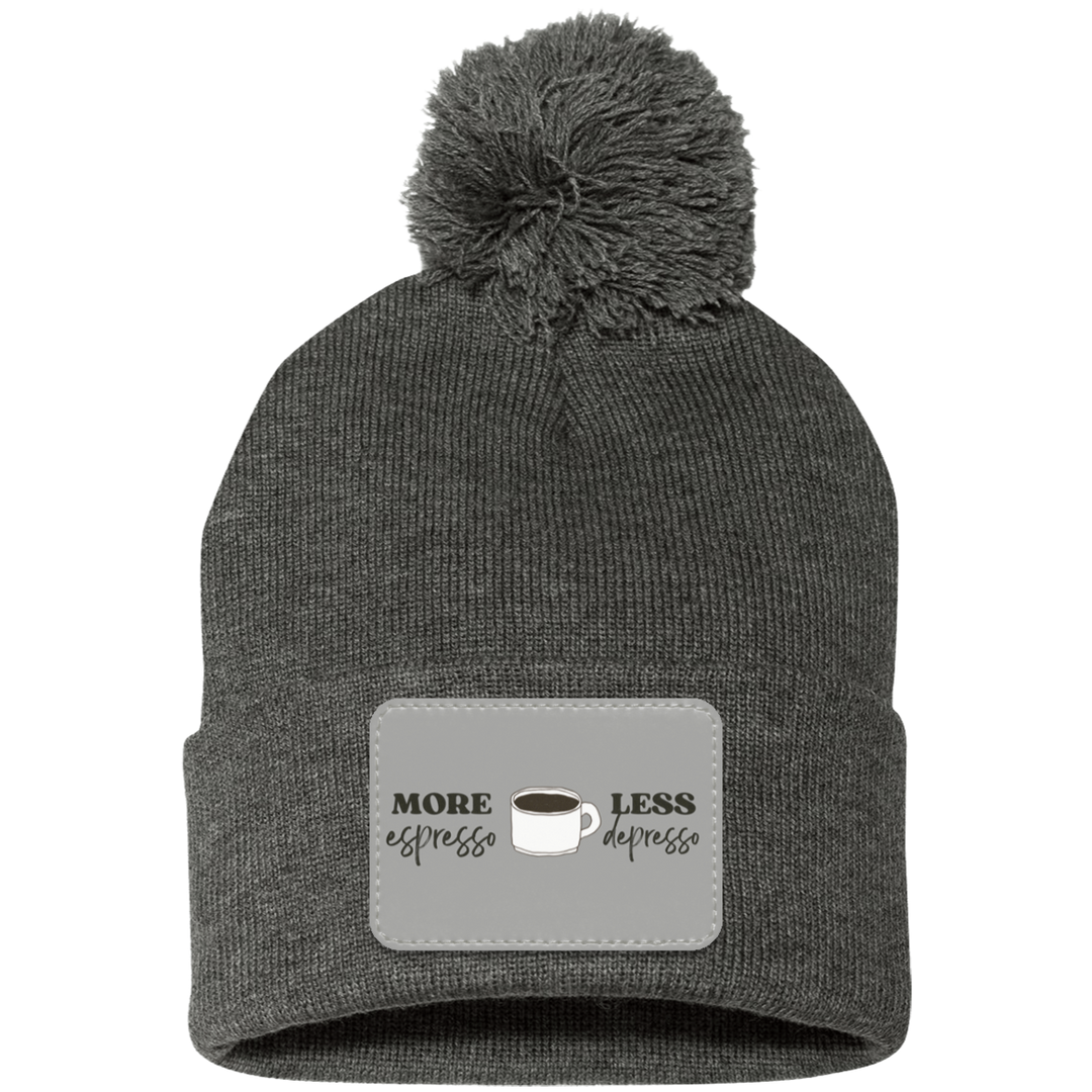 ID#C4 ** MORE ESPRESSO KNIT CAP