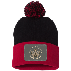 ID#B4 ** MAKE COFFEE KNIT CAP