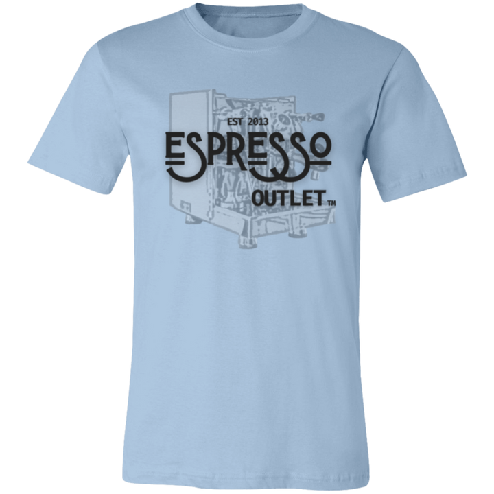 Espresso Outlet and Turin Gallatin - Unisex Jersey Short-Sleeve T-Shirt