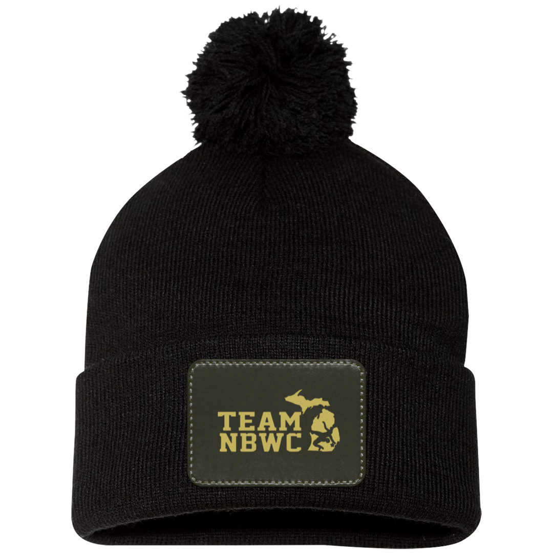 z(hh) NBWC Pom Pom Knit Cap - Patch