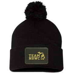 z(hh) NBWC Pom Pom Knit Cap - Patch