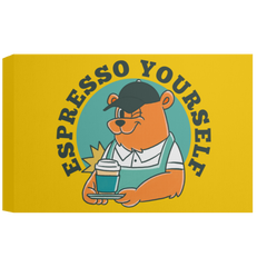 ID#L5 ** ESPRESSO YOURSELF CANVAS