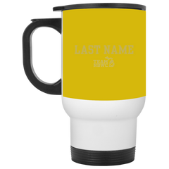 z(jj) CLOSEOUT - XP8400W White Travel Mug