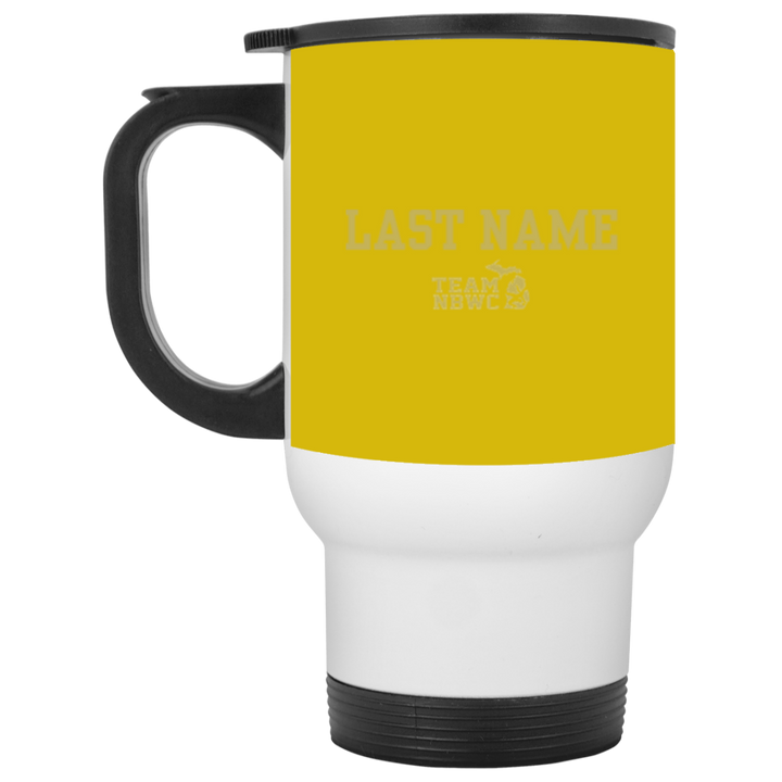 z(jj) CLOSEOUT - XP8400W White Travel Mug