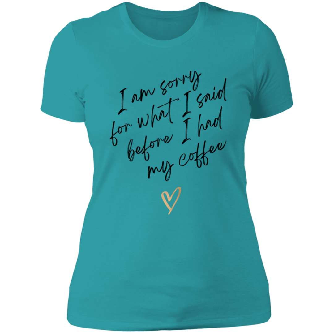 SORRY WOMENS T-SHIRT