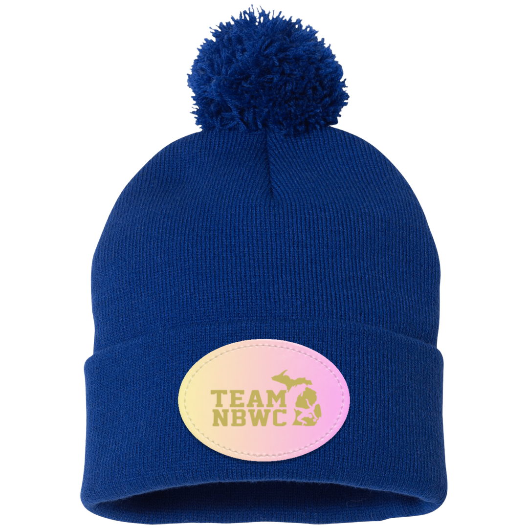 z(hh) NBWC Pom Pom Knit Cap - Patch