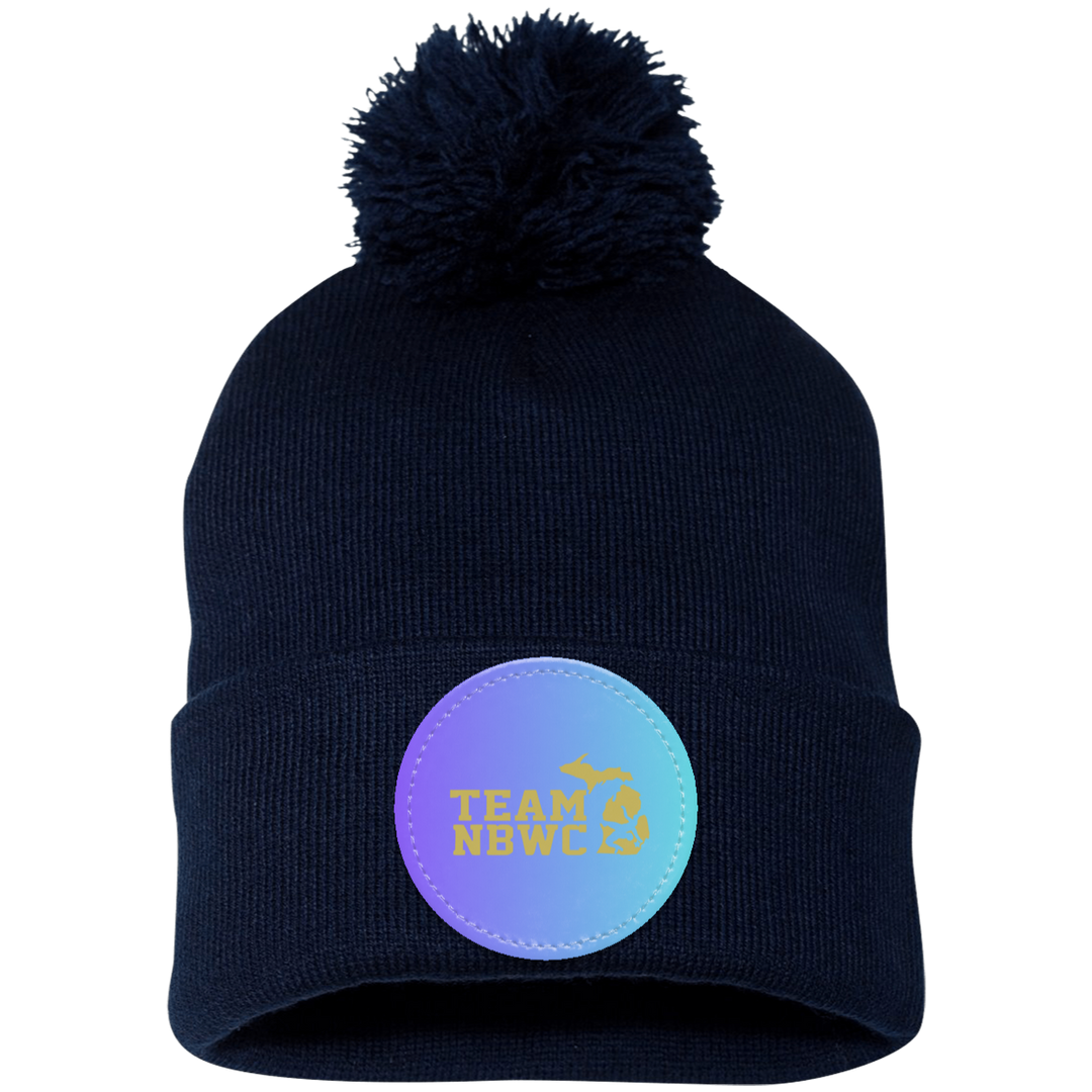 z(hh) NBWC Pom Pom Knit Cap - Patch