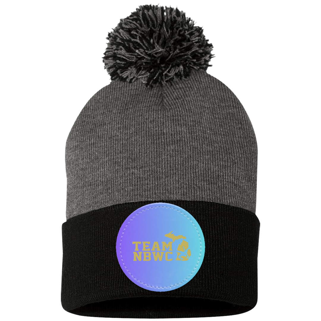 z(hh) NBWC Pom Pom Knit Cap - Patch