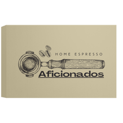 ID#A5Z ** HOME ESPRESSO AFICIONADOS CANVAS 1.5in FRAME
