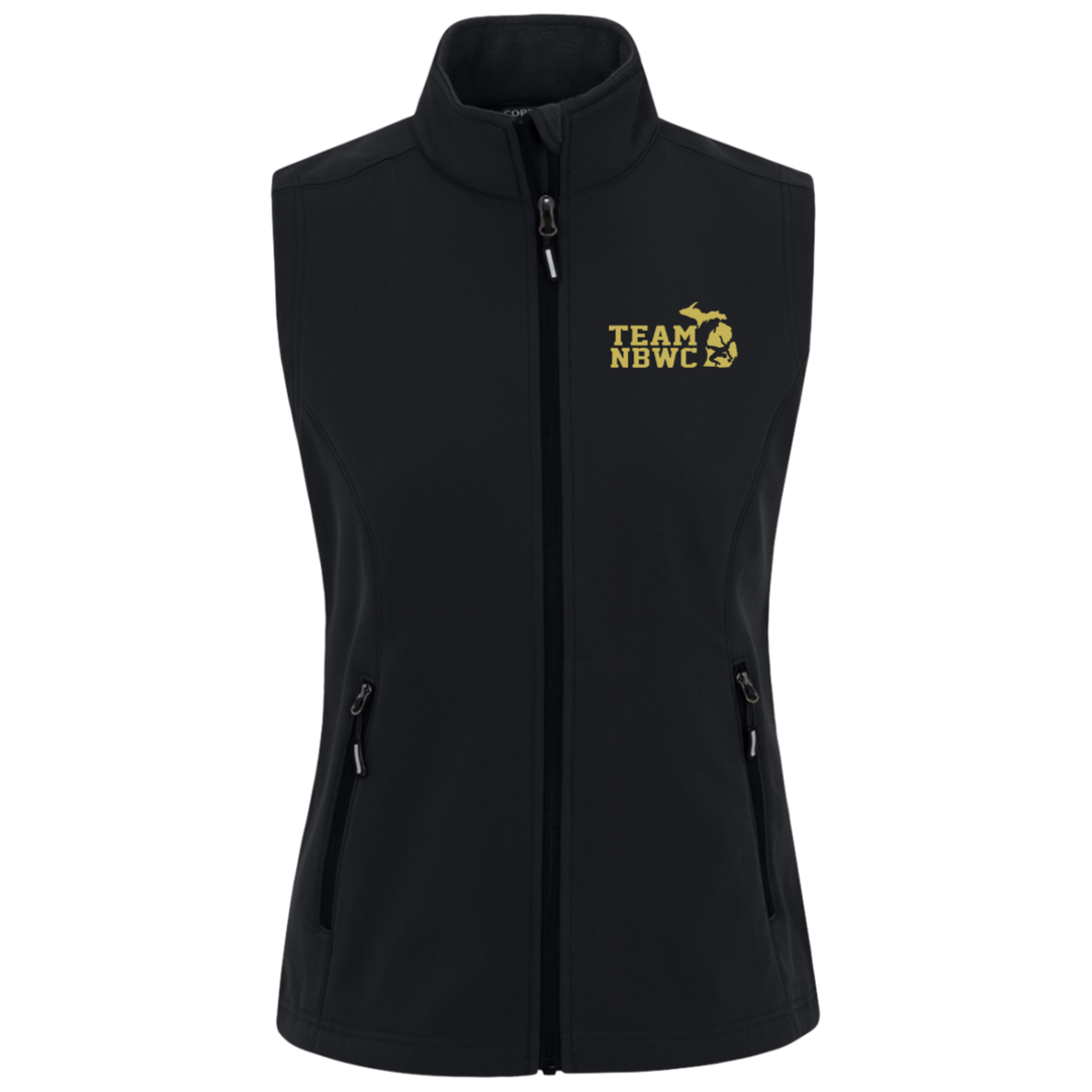 z(eew) NBWC Womens Cruise Two-Layer Fleece Bonded Soft Shell Vest