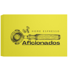 ID#A5Z ** HOME ESPRESSO AFICIONADOS CANVAS 1.5in FRAME