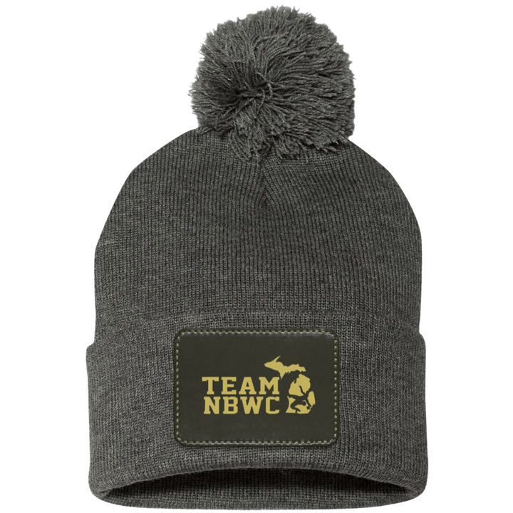 z(hh) NBWC Pom Pom Knit Cap - Patch