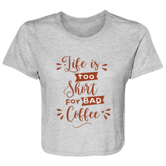 ID#F1W ** LIFE WOMENS CROPPED T-SHIRT