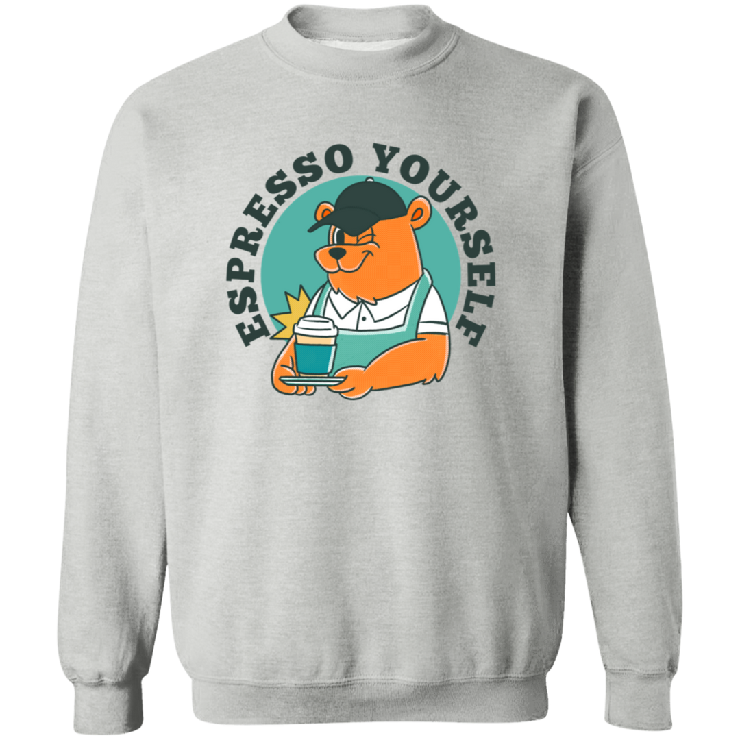 ID#L3M ** ESPRESSO YOURSELF CREWNECK