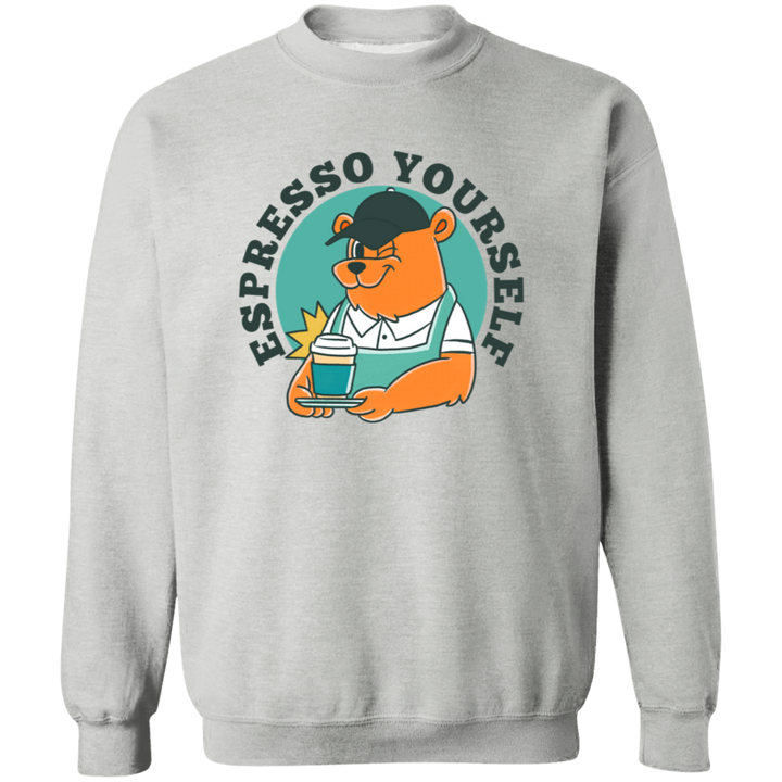 ID#L3M ** ESPRESSO YOURSELF CREWNECK