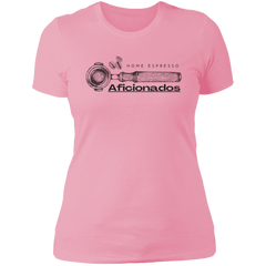 ID#A1W ** LADIES HOME ESPRESSO AFICIONADOS T-SHIRT