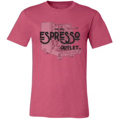 Espresso Outlet and Turin Gallatin - Unisex Jersey Short-Sleeve T-Shirt